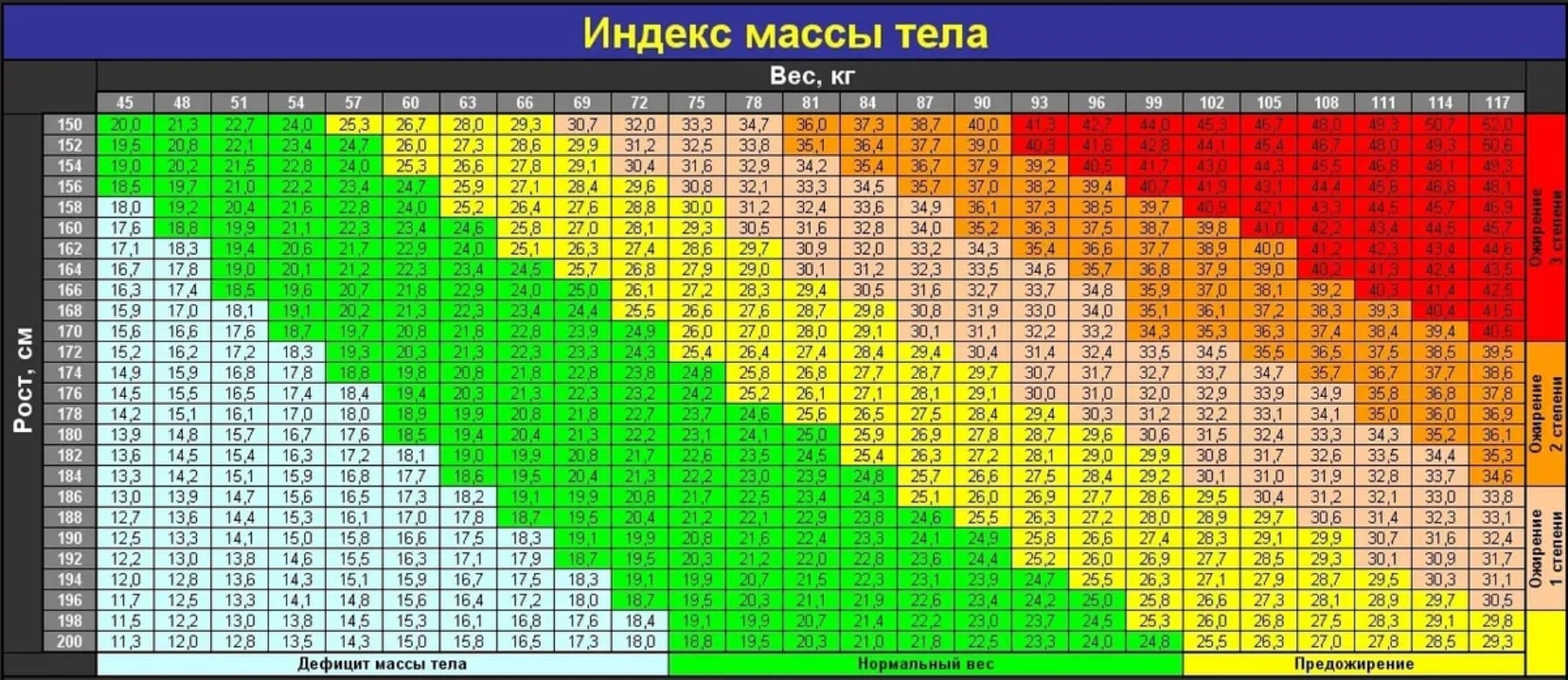 расчет головы массы тела окружности груди фото 53